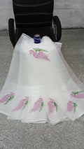 Kota cotton embroidery work Saree