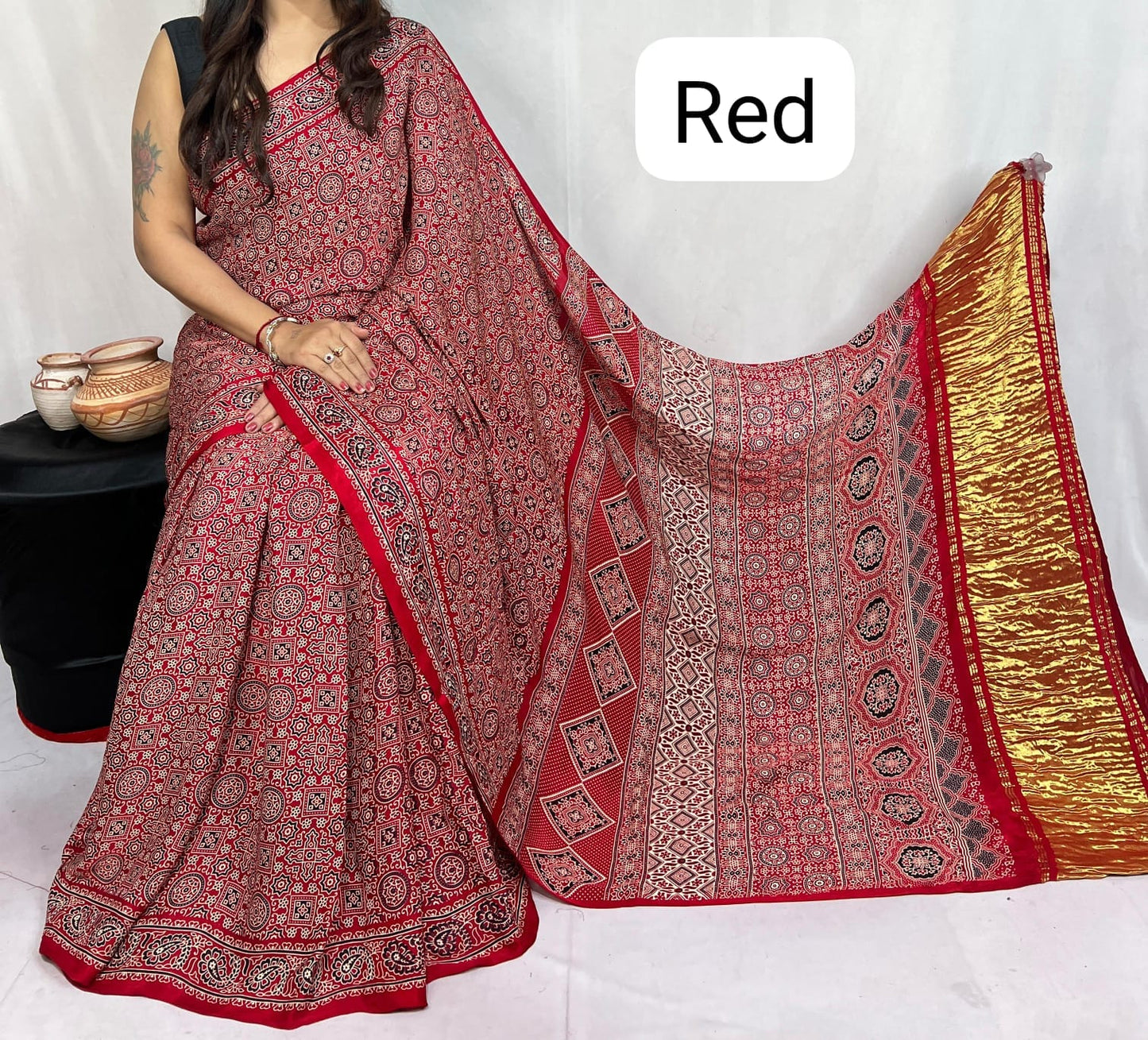 Pure Modal Silk Saree with blouse