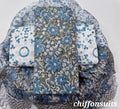 Pure cotton hand-block print suit with Chiffon dupatta