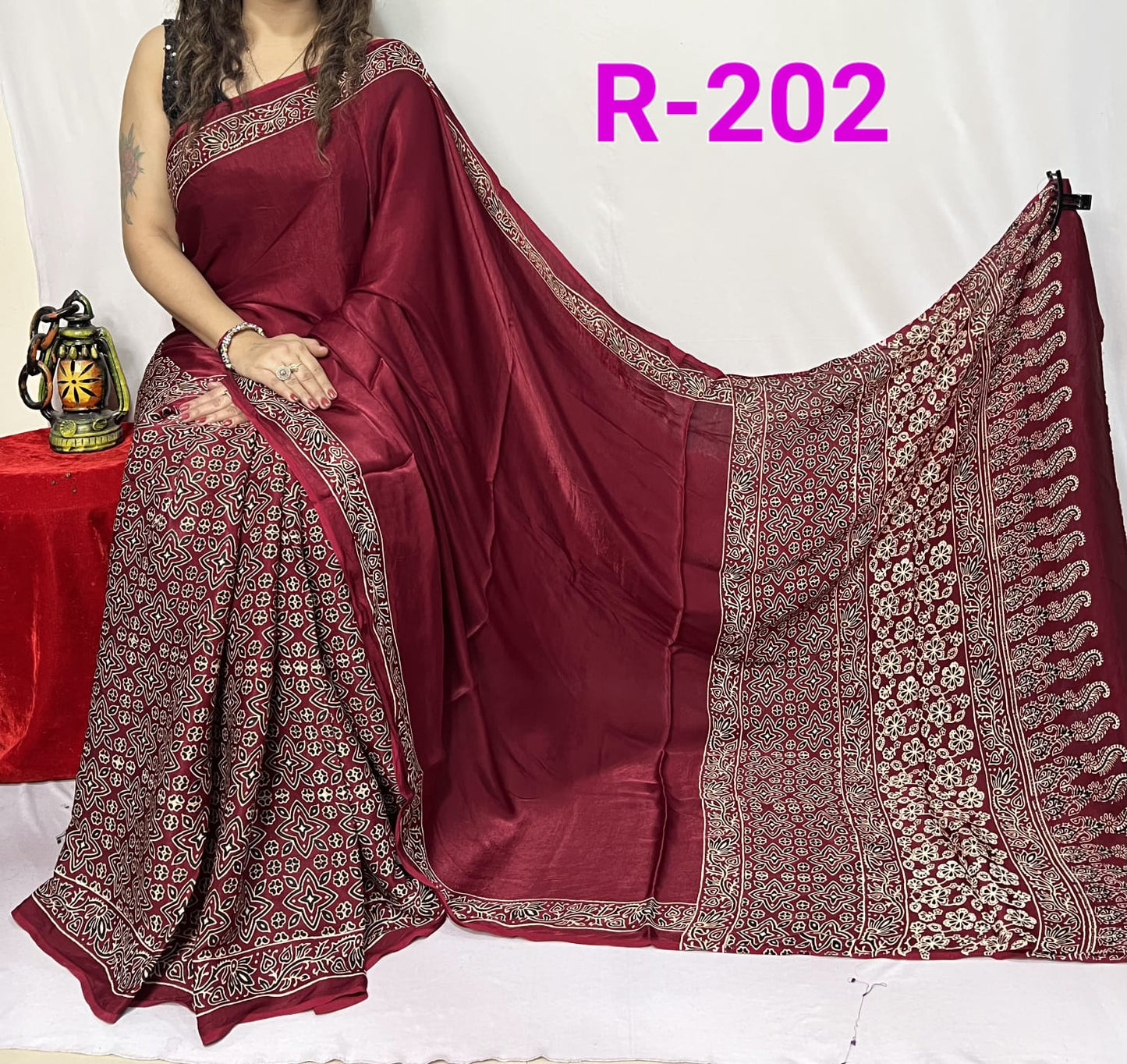 Pure Modal Silk Saree with blouse