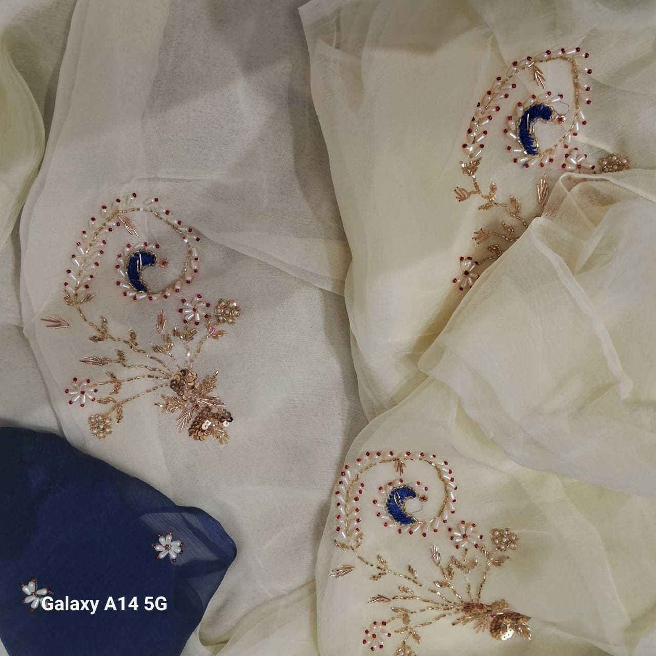Pure Jaipuri Chiffon Saree