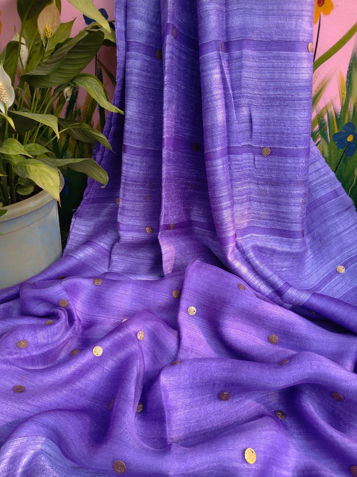 Bengal Handloom Pure Matka Silk Saree With ( Silk Mark Certified)