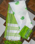 Kota slub embroidery Work saree With Blouse