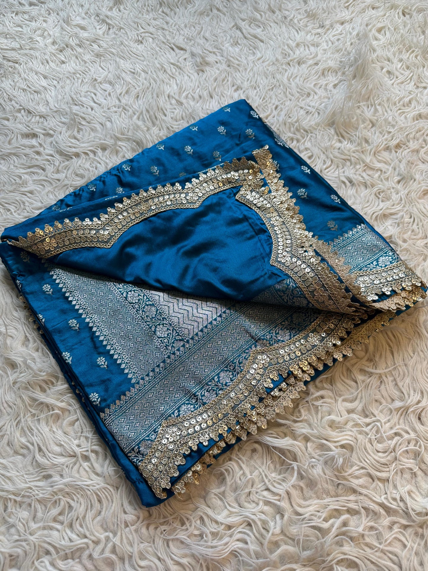 Banarasi katan mashru silk saree
