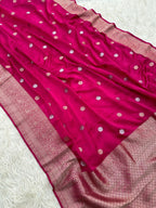 Banarasi katan mashru silk saree