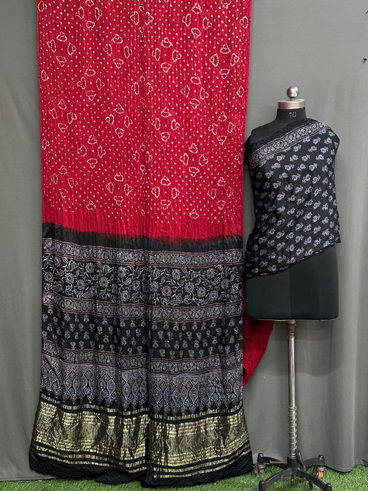 Pure Modal Silk Saree with blouse