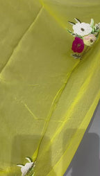 Pure Jaipuri Chiffon Saree