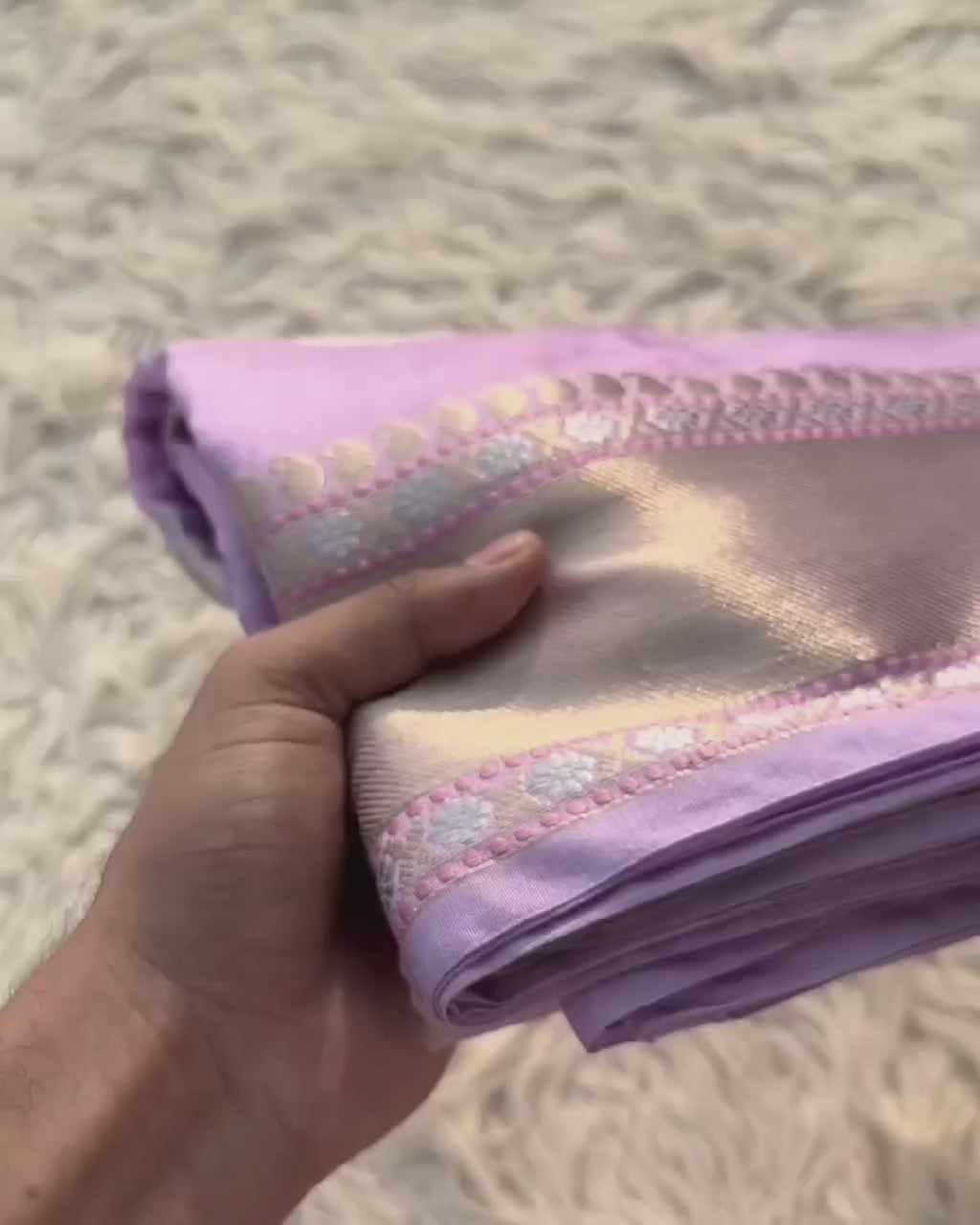 Banarasi Semi Khaddi Katan Georgette   Saree