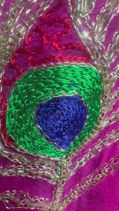 Pure Jaipuri Chiffon Saree