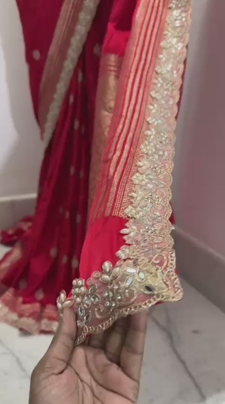 Banarasi premium mashru silk saree