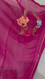 Pure Jaipuri Chiffon Saree