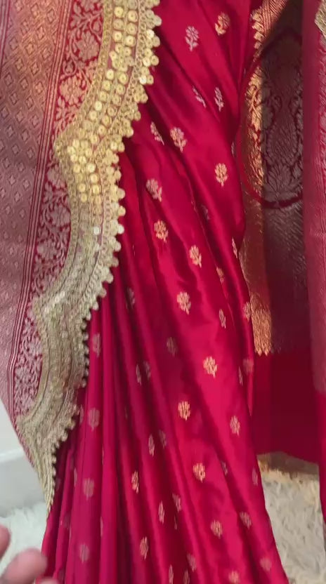 Banarasi premium mashru silk saree