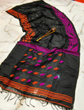 Pure Linen Saree With Running Blouse