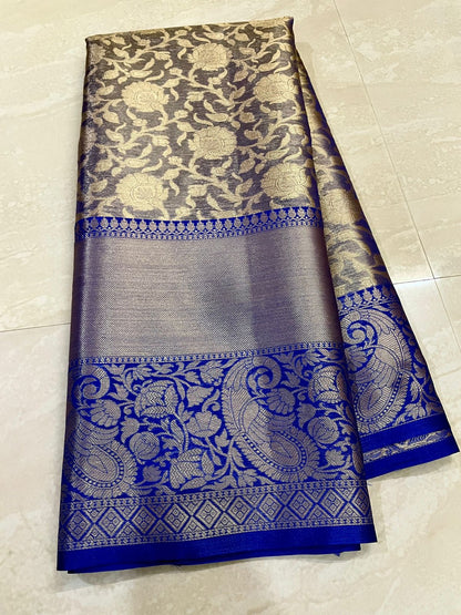 Banarasi Tissue Silk Saree With Blouse