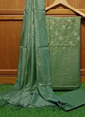 Pure Khaddi Cotton Linen Embroidery Work Unstitched Suit.