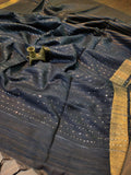 Pure Kota Sequence Pallu Work Saree With Blouse.