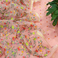 Kota-Doria Unstitched Suit with Embroidey Work