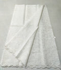 Kota-Doria Unstitched Saree with Embroidey Work