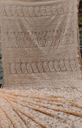 Pure Georgette Chikankari Hand-work Saree With Running Blouse