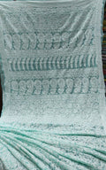 Pure Georgette Chikankari Hand-work Saree With Running Blouse