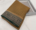 Banarasi Handloom Weaved Khaddi Semi  Georgette Saree with Zari Work